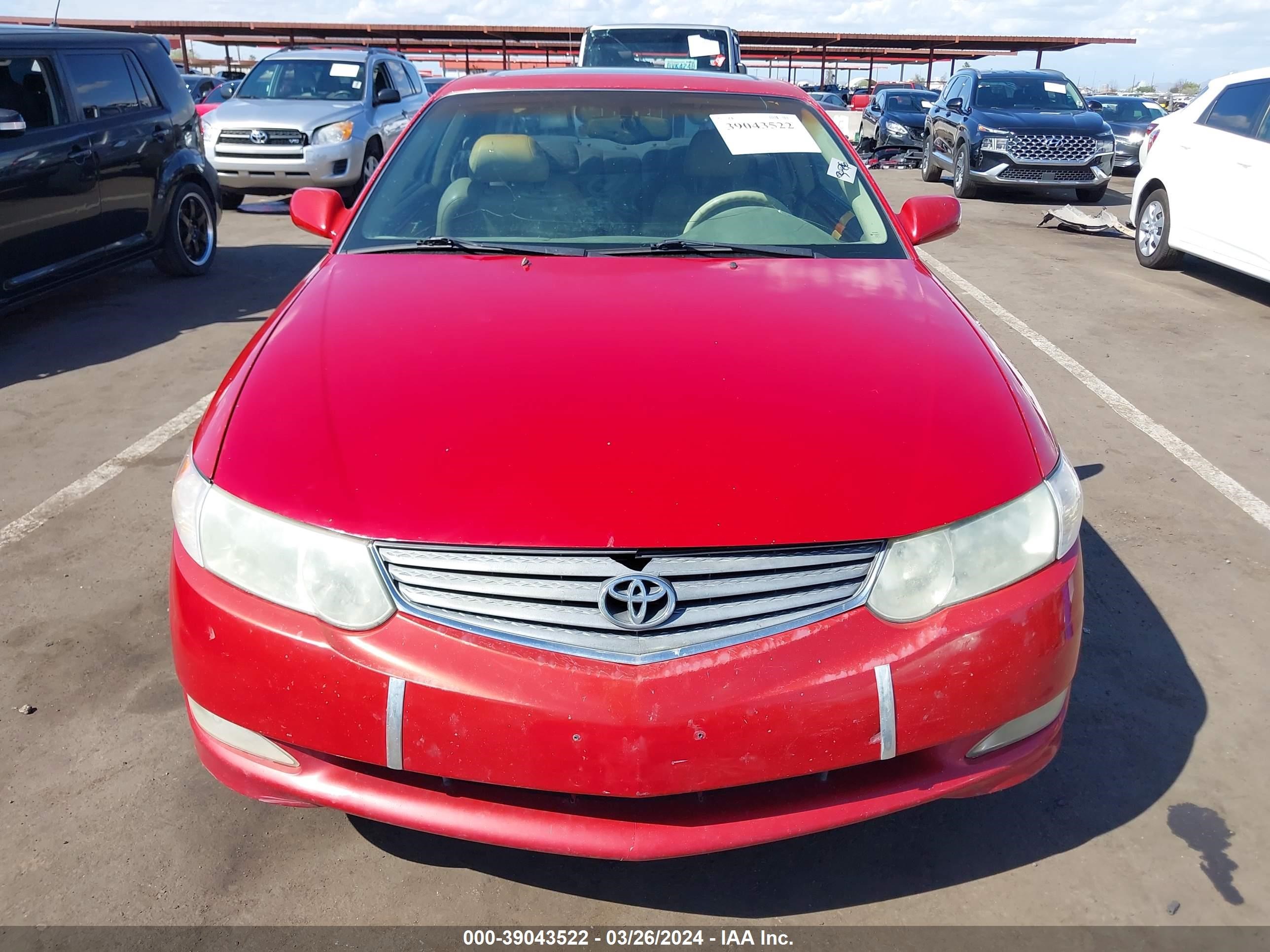 Photo 12 VIN: 2T1CF28P72C596550 - TOYOTA CAMRY SOLARA 