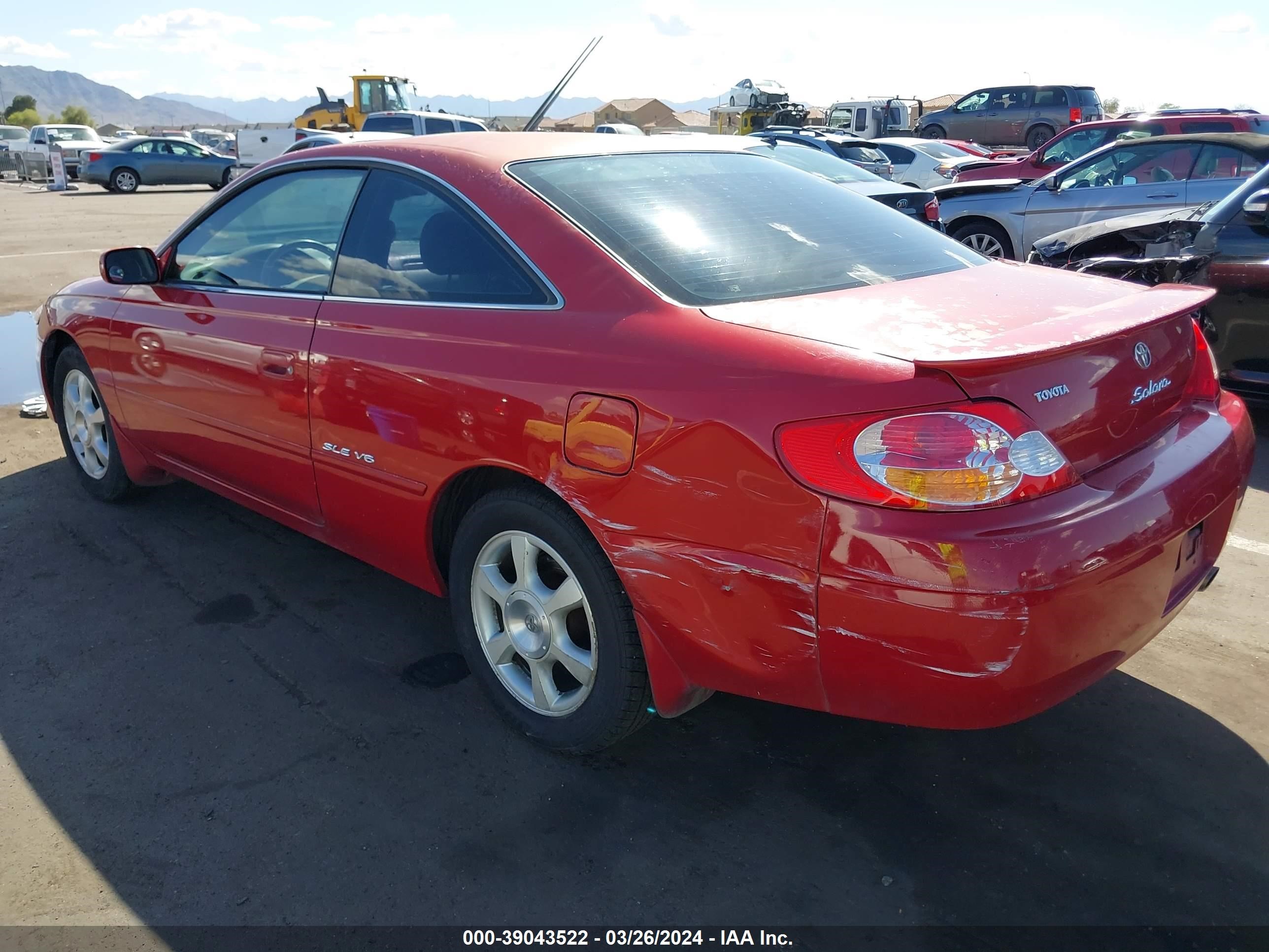 Photo 2 VIN: 2T1CF28P72C596550 - TOYOTA CAMRY SOLARA 