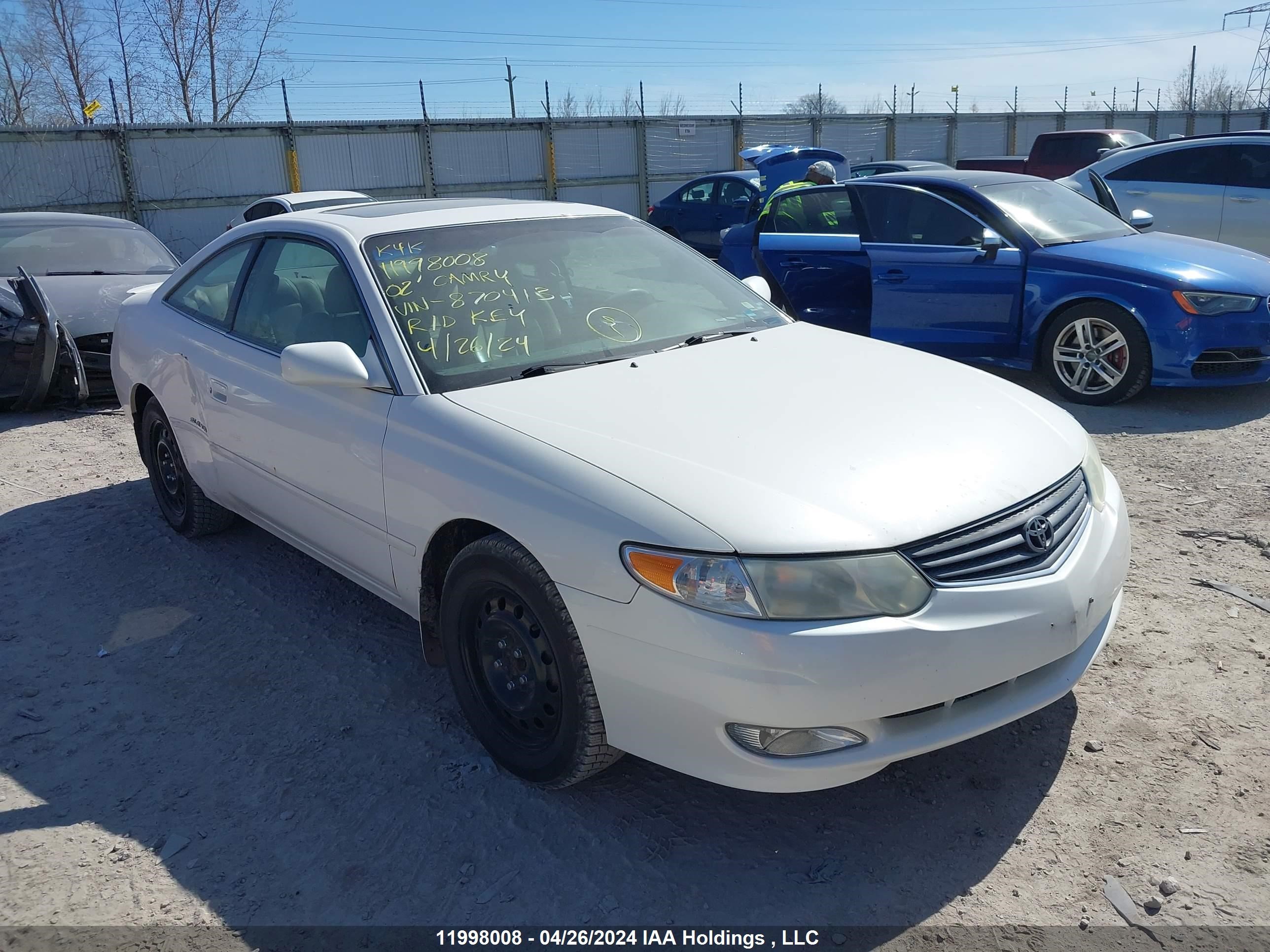 Photo 0 VIN: 2T1CF28P92C870413 - TOYOTA CAMRY SOLARA 