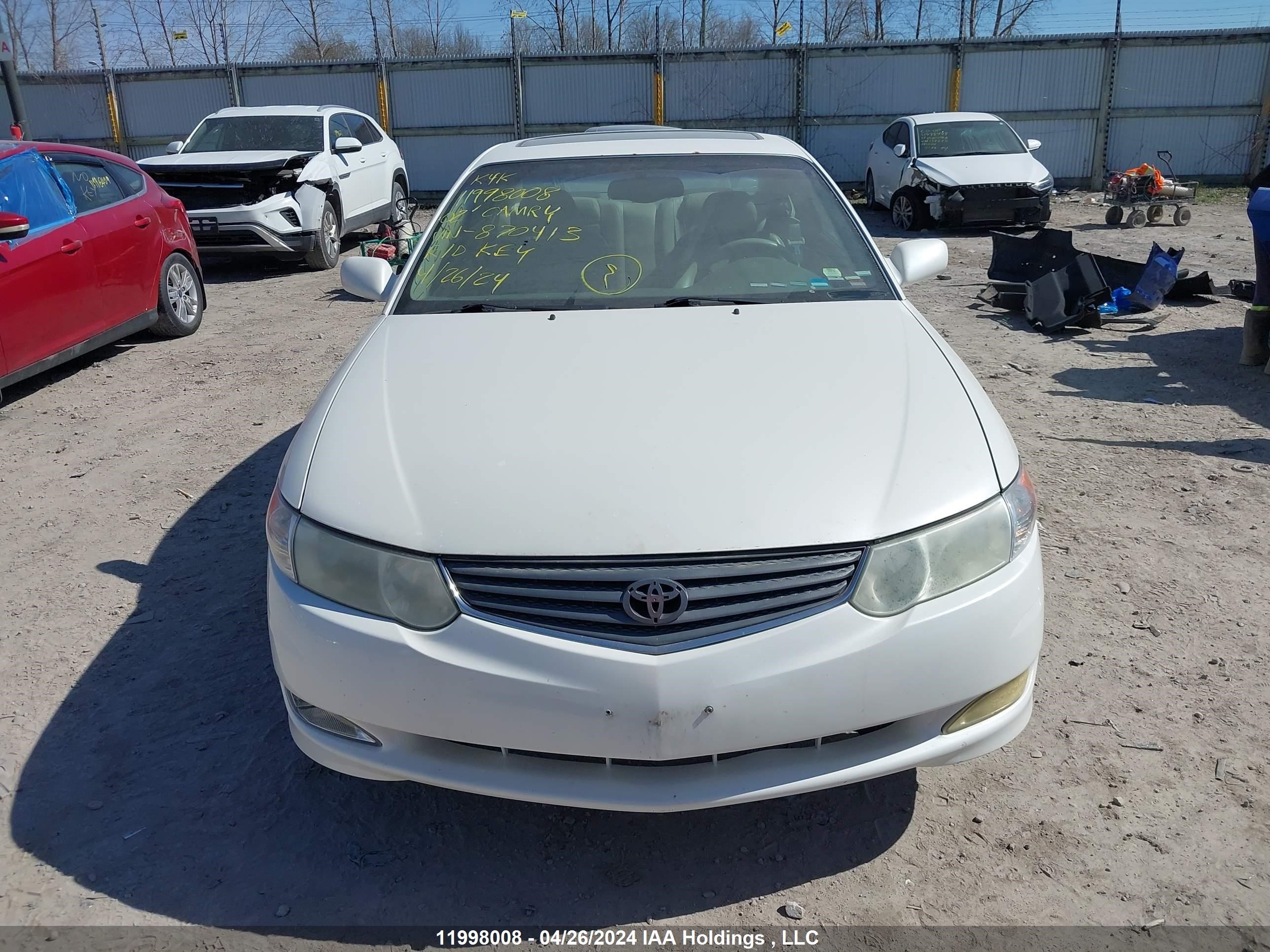 Photo 11 VIN: 2T1CF28P92C870413 - TOYOTA CAMRY SOLARA 