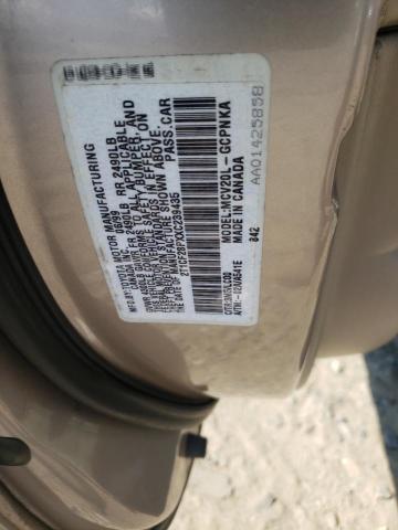 Photo 11 VIN: 2T1CF28PXXC239435 - TOYOTA CAMRY SOLA 