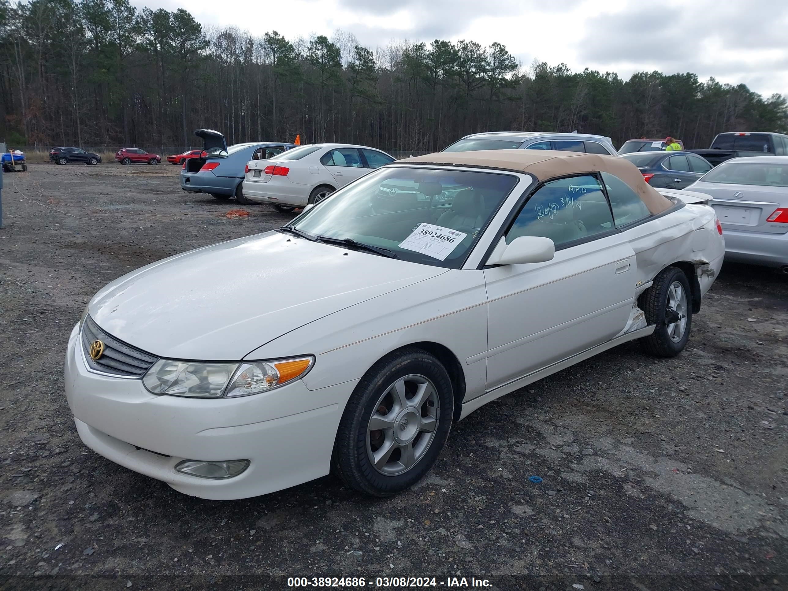 Photo 1 VIN: 2T1FF22P02C589350 - TOYOTA CAMRY SOLARA 