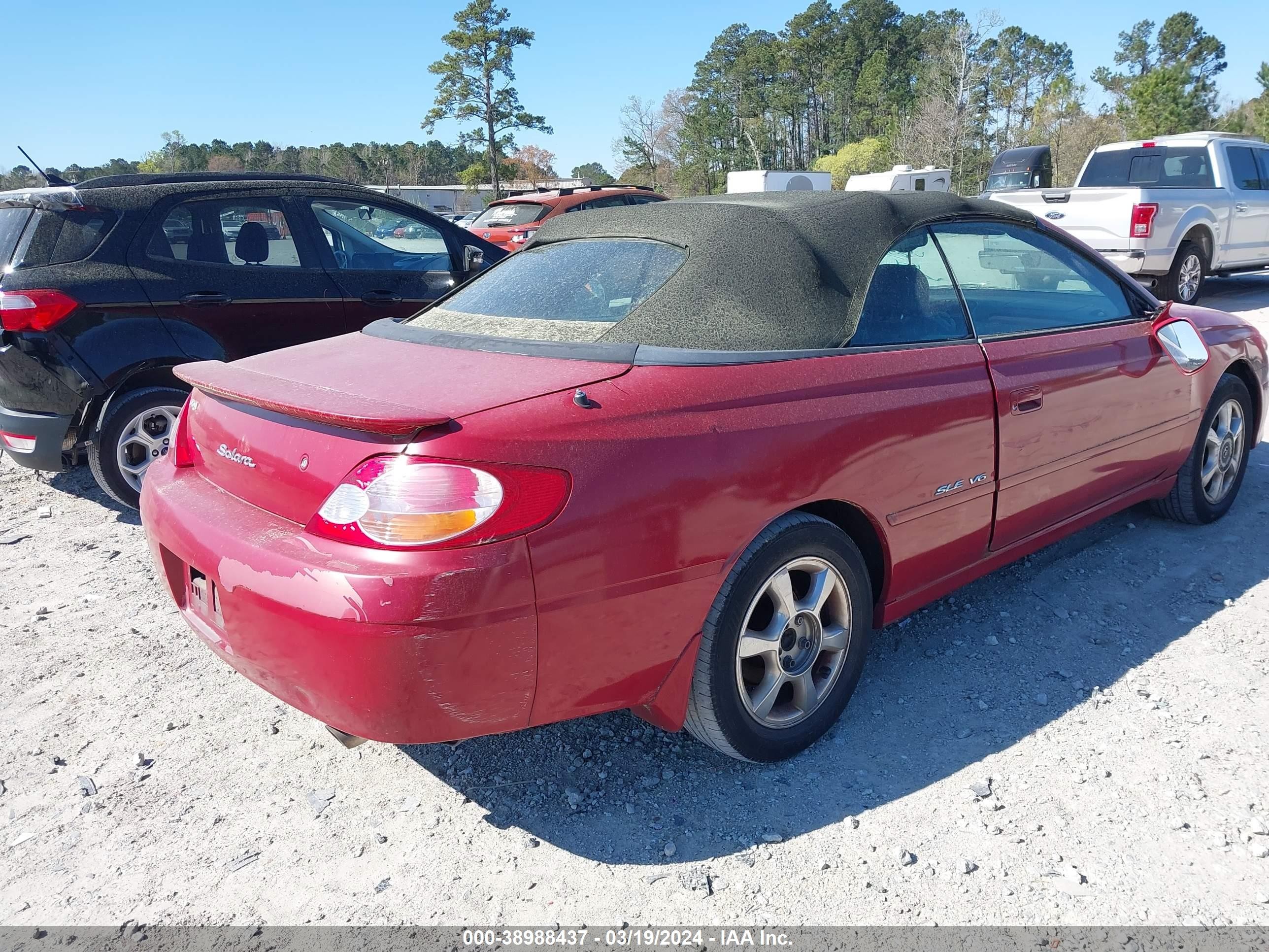 Photo 3 VIN: 2T1FF22P62C593368 - TOYOTA CAMRY SOLARA 