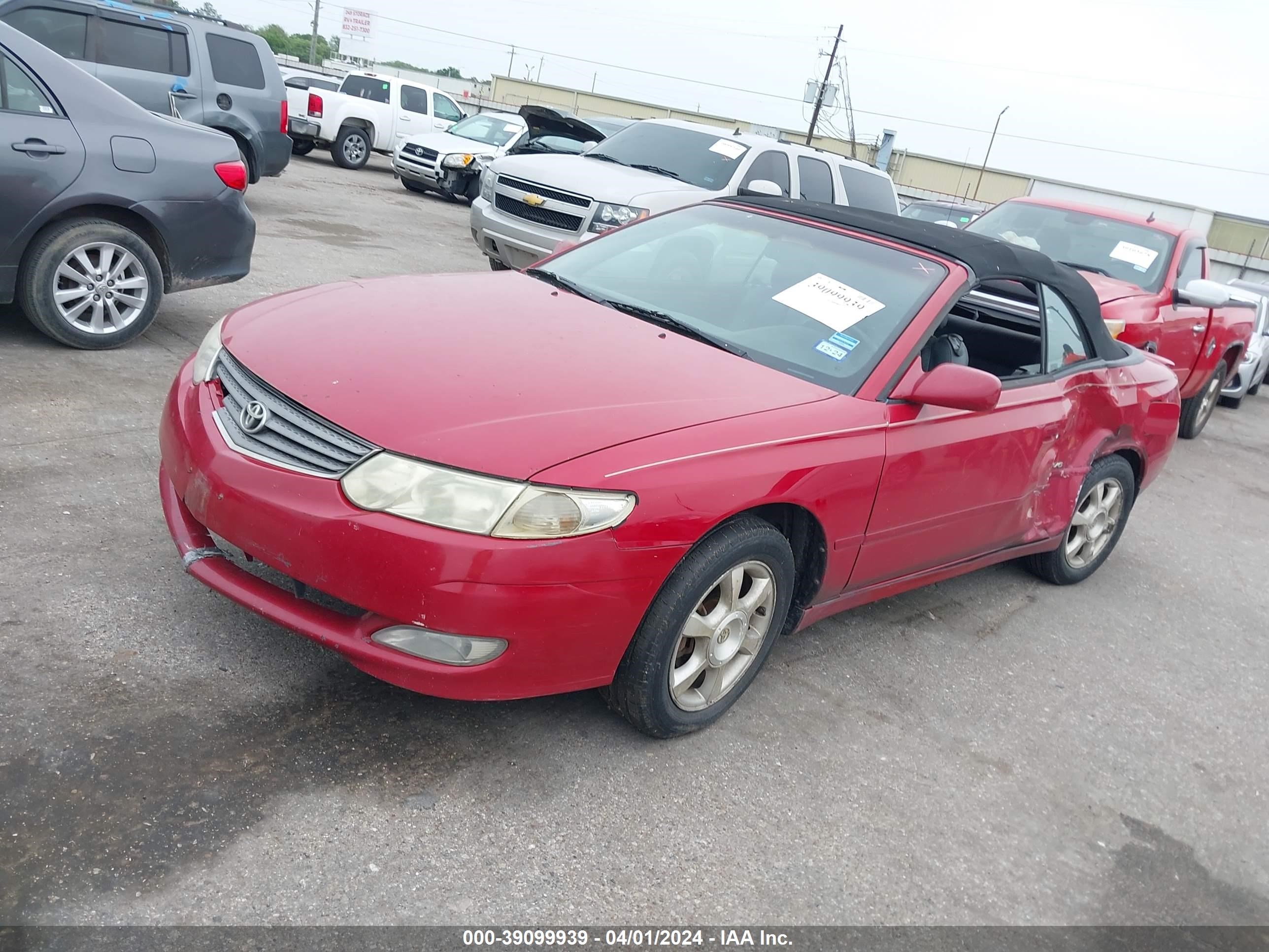 Photo 1 VIN: 2T1FF22PX2C564195 - TOYOTA CAMRY SOLARA 