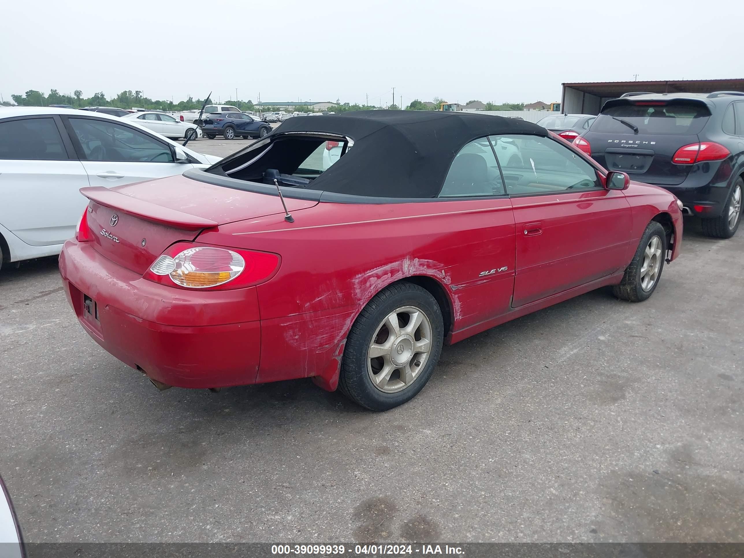 Photo 3 VIN: 2T1FF22PX2C564195 - TOYOTA CAMRY SOLARA 