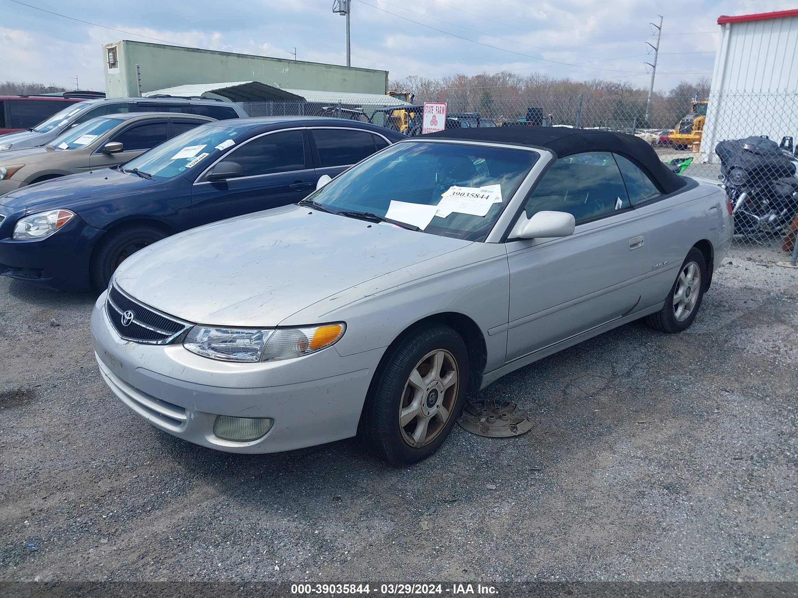 Photo 1 VIN: 2T1FF28P01C532524 - TOYOTA CAMRY SOLARA 