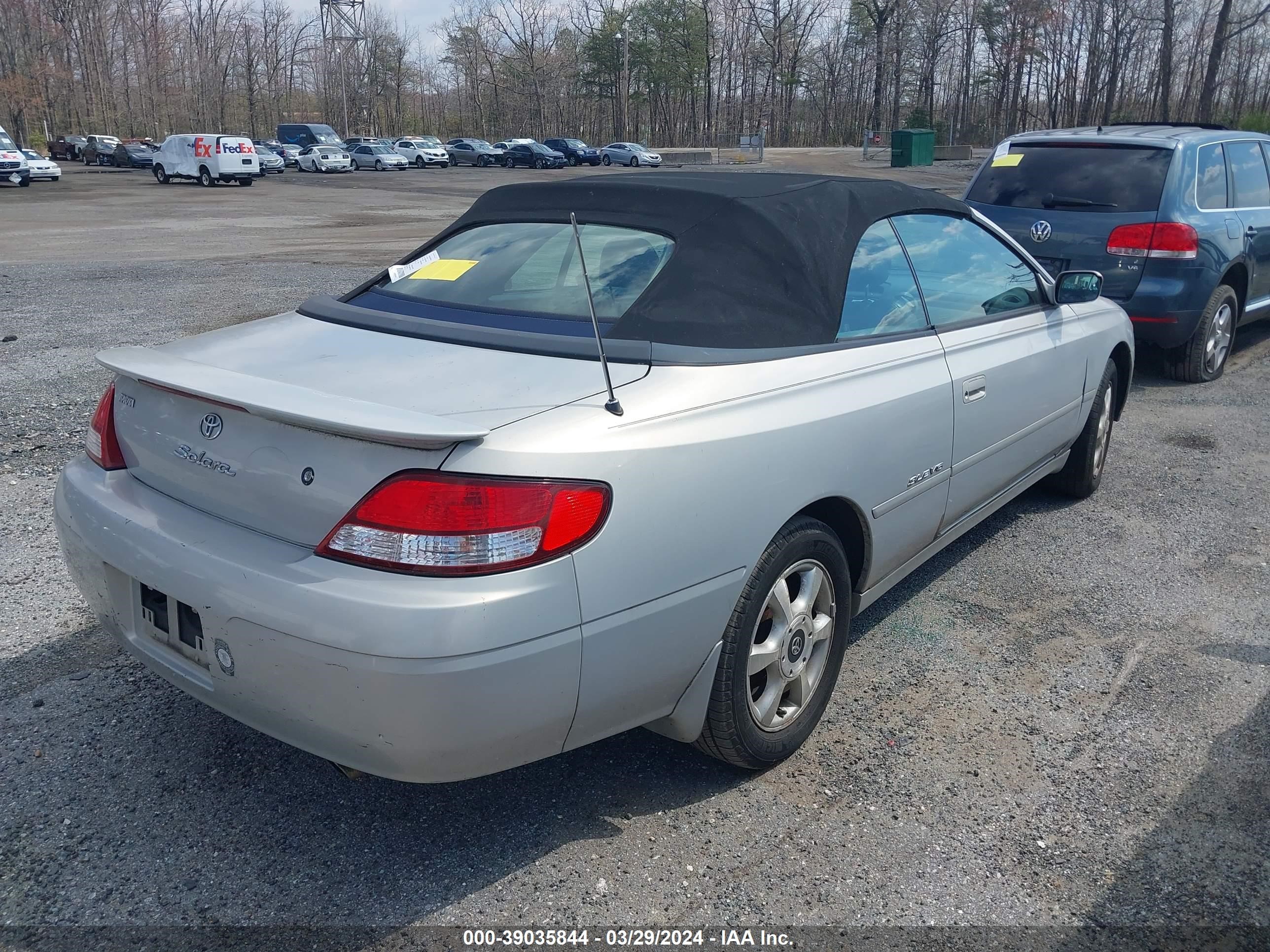 Photo 3 VIN: 2T1FF28P01C532524 - TOYOTA CAMRY SOLARA 