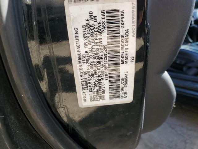 Photo 11 VIN: 2T1FF28P22C585209 - TOYOTA CAMRY SOLA 