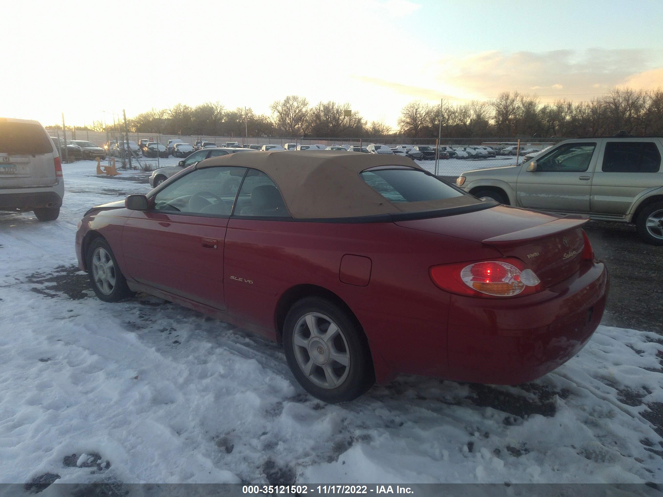 Photo 2 VIN: 2T1FF28P22C594508 - TOYOTA CAMRY SOLARA 