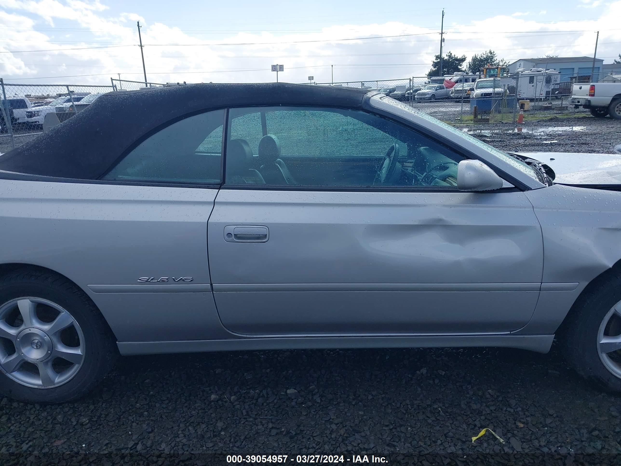 Photo 12 VIN: 2T1FF28P33C607574 - TOYOTA CAMRY SOLARA 