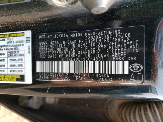 Photo 12 VIN: 2T1KE40E19C014831 - TOYOTA COROLLA 