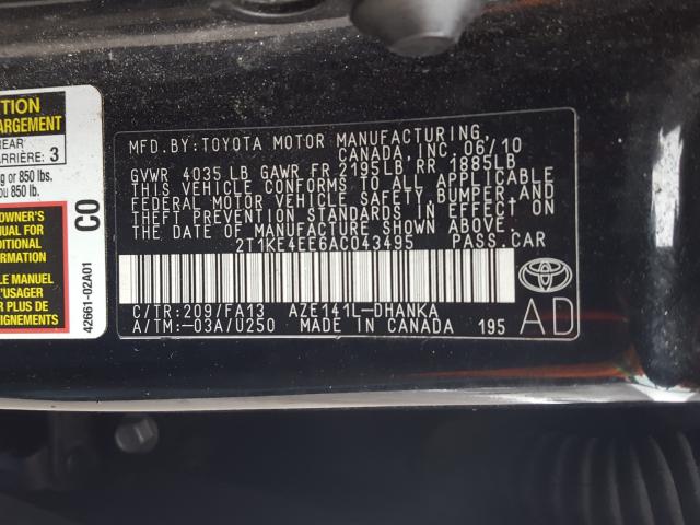 Photo 9 VIN: 2T1KE4EE6AC043495 - TOYOTA MATRIX 