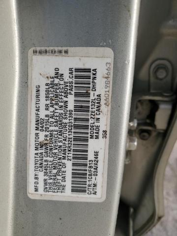 Photo 11 VIN: 2T1KR32E13C031390 - TOYOTA COROLLA 