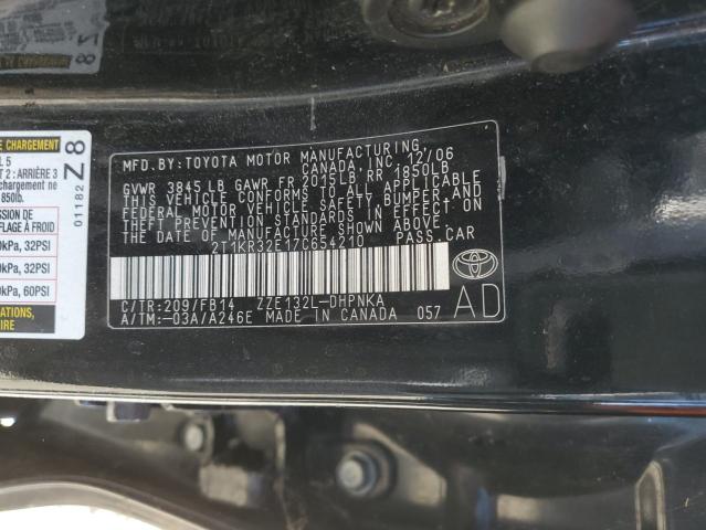 Photo 12 VIN: 2T1KR32E17C654210 - TOYOTA COROLLA MA 