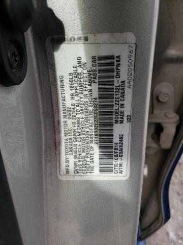 Photo 11 VIN: 2T1KR32E23C058274 - TOYOTA COROLLA 