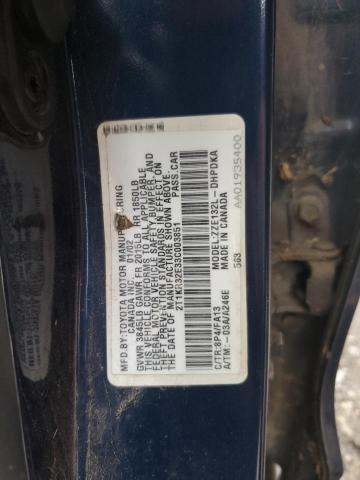 Photo 12 VIN: 2T1KR32E33C003851 - TOYOTA COROLLA MA 