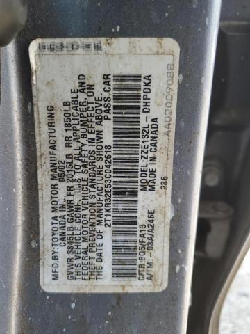 Photo 12 VIN: 2T1KR32E53C042618 - TOYOTA COROLLA 