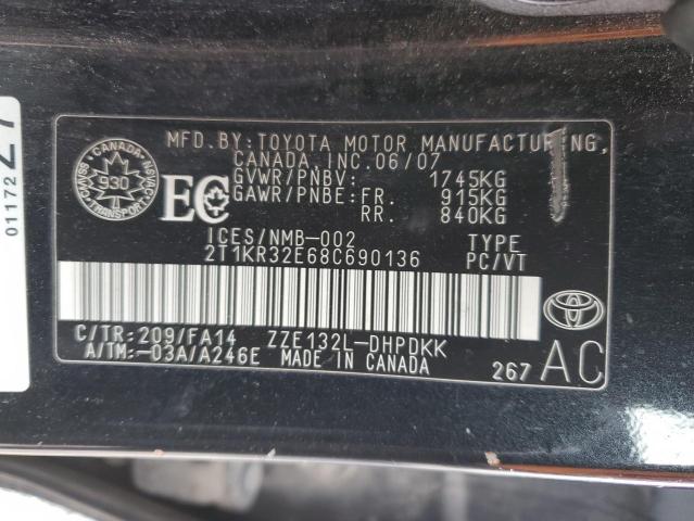 Photo 13 VIN: 2T1KR32E68C690136 - TOYOTA MATRIX 