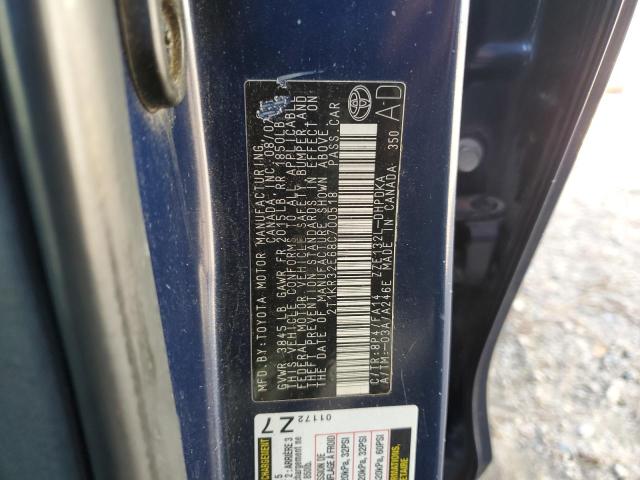 Photo 11 VIN: 2T1KR32E68C700518 - TOYOTA COROLLA MA 