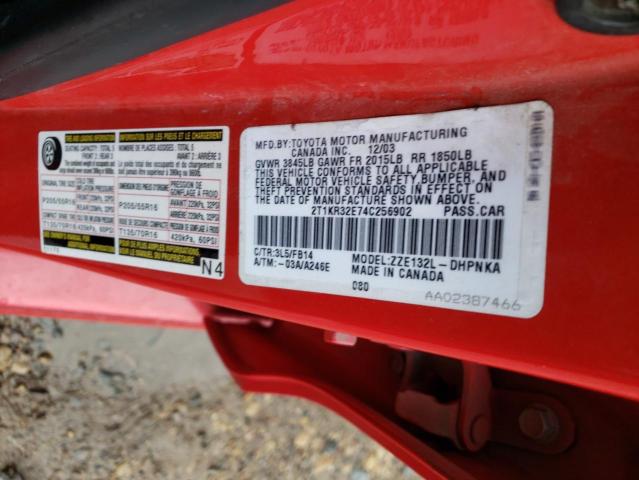 Photo 11 VIN: 2T1KR32E74C256902 - TOYOTA MATRIX 