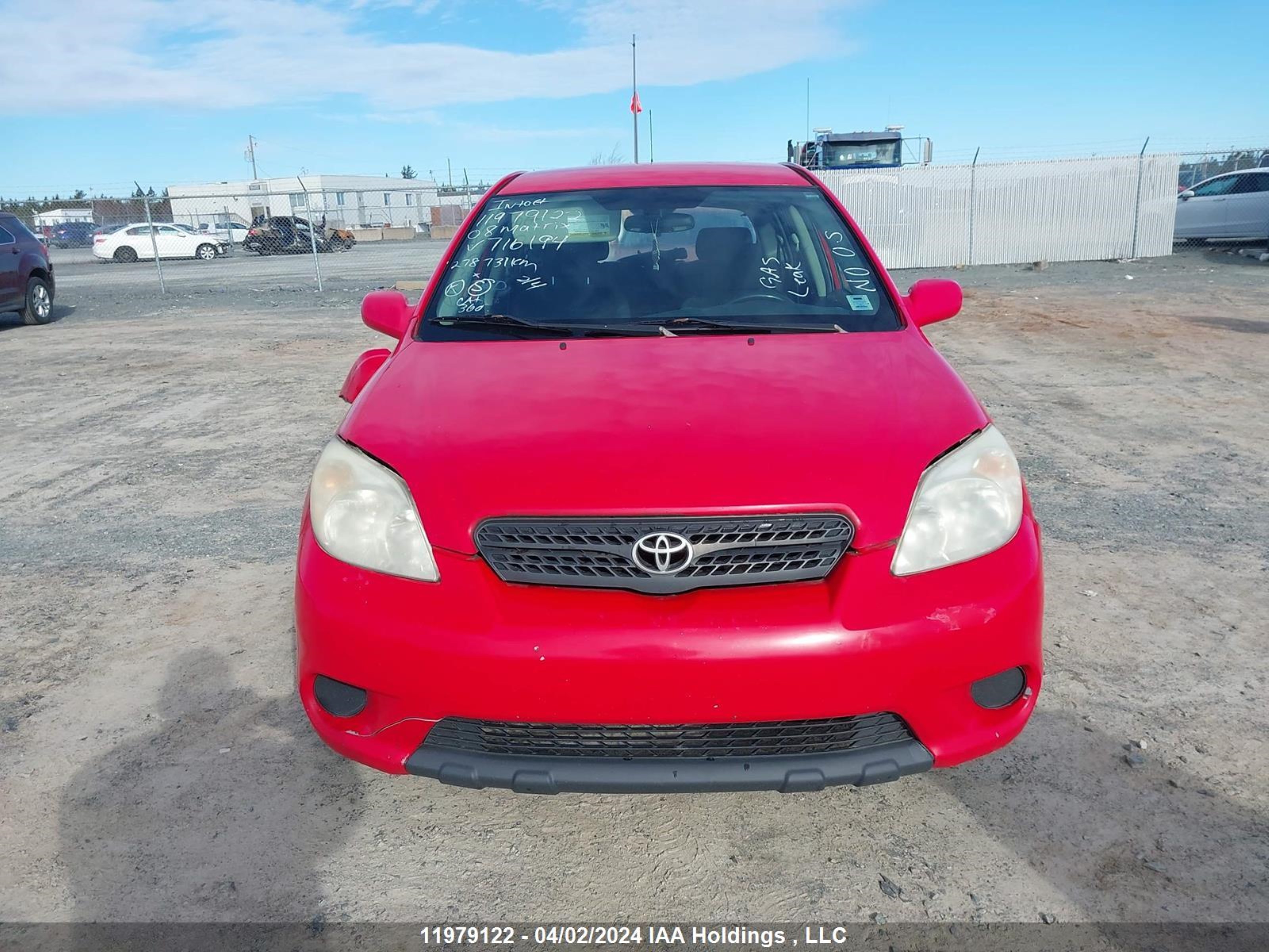 Photo 12 VIN: 2T1KR32E98C716194 - TOYOTA MATRIX 