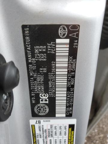 Photo 12 VIN: 2T1KU40E59C136482 - TOYOTA COROLLA MA 