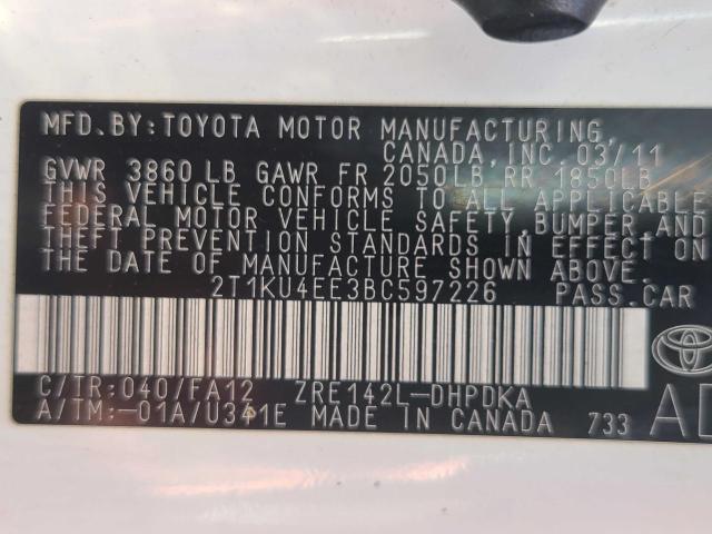 Photo 9 VIN: 2T1KU4EE3BC597226 - TOYOTA MATRIX 