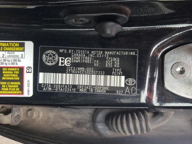 Photo 9 VIN: 2T1KU4EE5DC057332 - TOYOTA COROLLA MA 