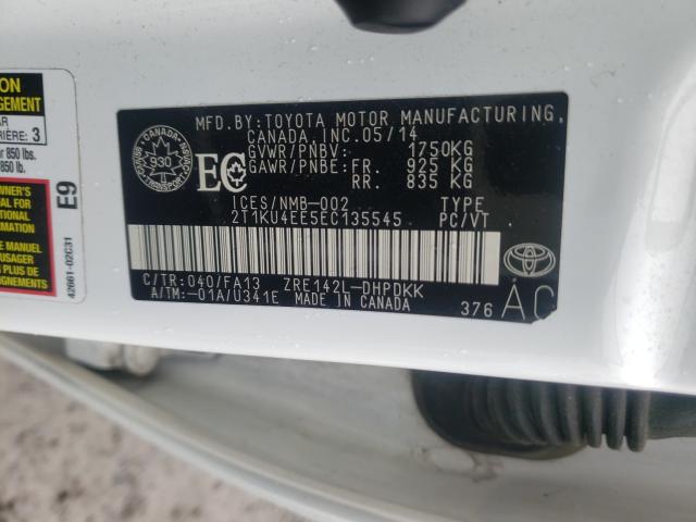 Photo 9 VIN: 2T1KU4EE5EC135545 - TOYOTA MATRIX BAS 