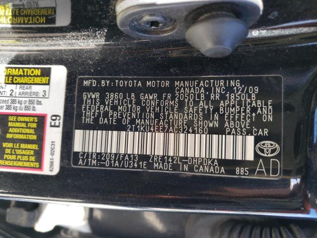 Photo 11 VIN: 2T1KU4EE7AC324160 - TOYOTA COROLLA 