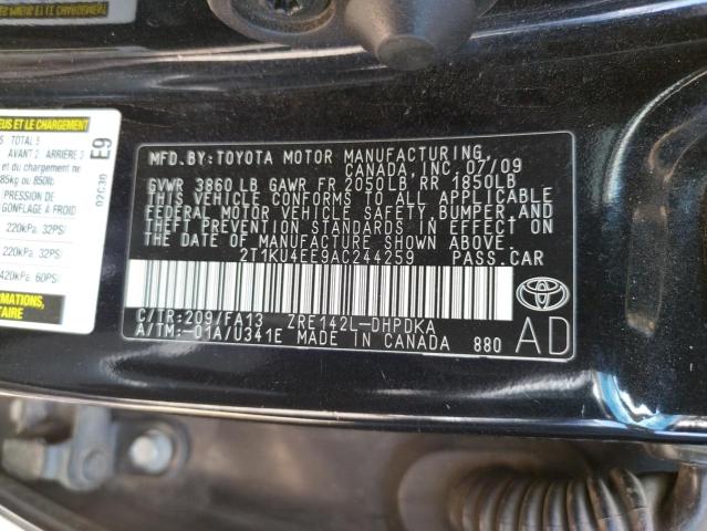 Photo 9 VIN: 2T1KU4EE9AC244259 - TOYOTA COROLLA MA 