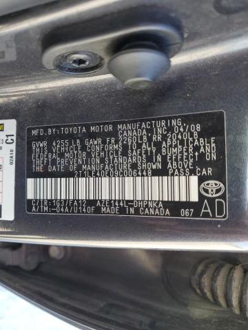 Photo 11 VIN: 2T1LE40E09C006448 - TOYOTA COROLLA 