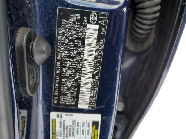 Photo 11 VIN: 2T1LE40E99C004309 - TOYOTA MATRIX S 