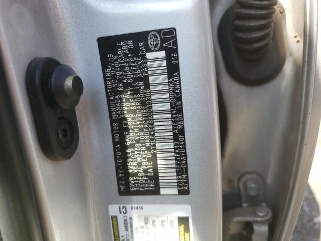 Photo 9 VIN: 2T1LE4EE8AC013306 - TOYOTA COROLLA MA 