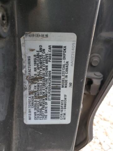 Photo 12 VIN: 2T1LR32E84C203906 - TOYOTA COROLLA MA 