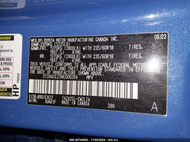 Photo 8 VIN: 2T2AGCEZ5NC006264 - LEXUS NX 