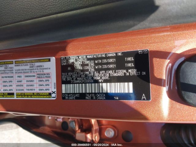 Photo 8 VIN: 2T2BAMBA2PC008566 - LEXUS RX 350 