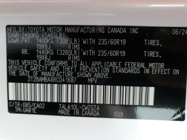 Photo 13 VIN: 2T2BAMBAXRC041687 - LEXUS RX 350 BAS 