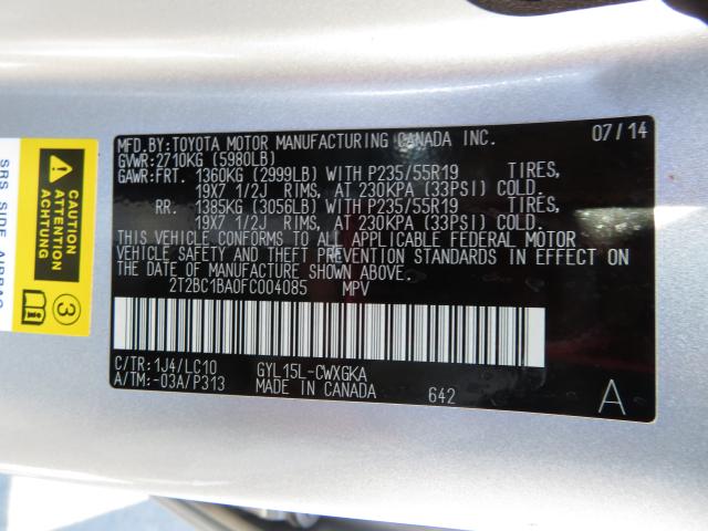 Photo 9 VIN: 2T2BC1BA0FC004085 - LEXUS RX 450H 