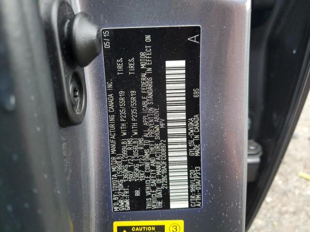 Photo 12 VIN: 2T2BC1BA3FC008972 - LEXUS RX 450H 