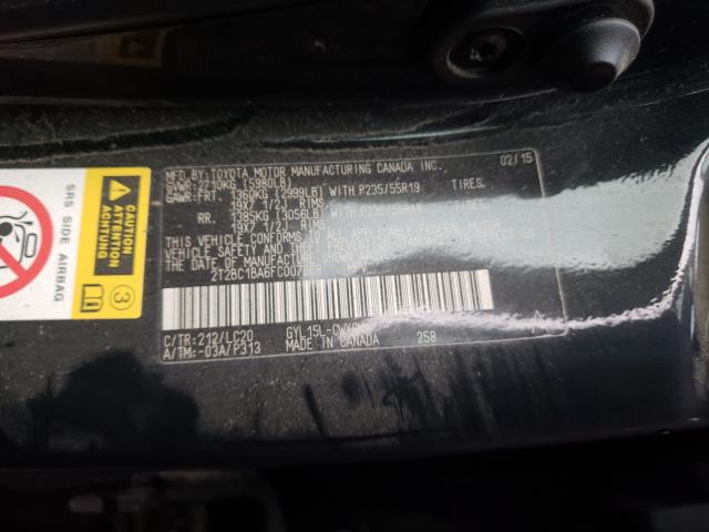 Photo 9 VIN: 2T2BC1BA6FC007668 - LEXUS RX 450H 