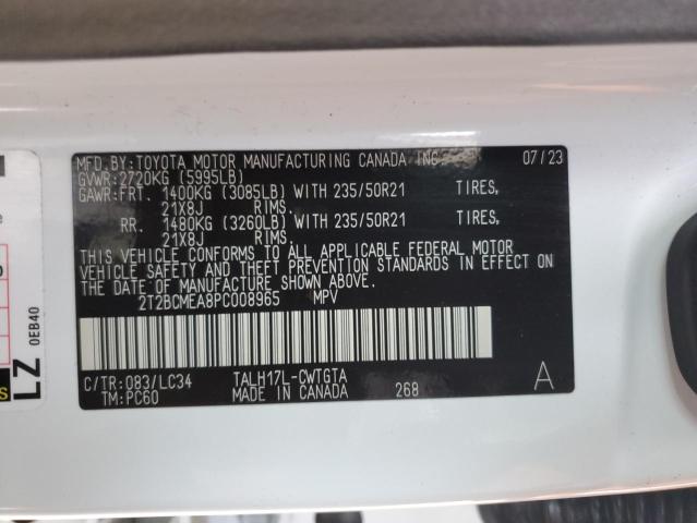 Photo 12 VIN: 2T2BCMEA8PC008965 - LEXUS RX 500H F 