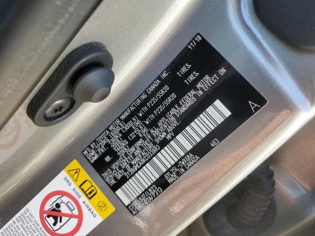 Photo 11 VIN: 2T2BGMCAXKC033883 - LEXUS RX450 