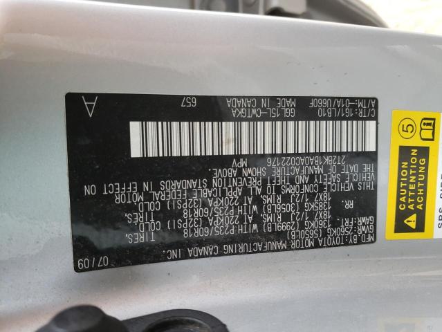 Photo 13 VIN: 2T2BK1BA0AC022176 - LEXUS RX 350 