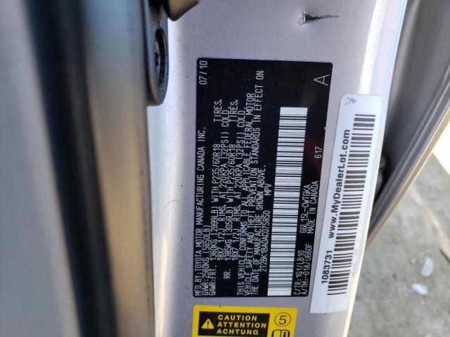 Photo 11 VIN: 2T2BK1BA0AC075850 - LEXUS RX 350 