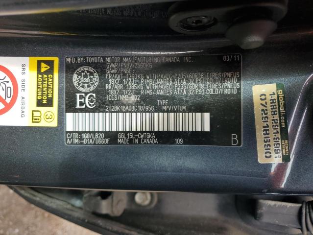 Photo 12 VIN: 2T2BK1BA0BC107956 - LEXUS RX350 