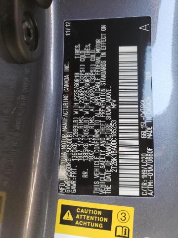 Photo 9 VIN: 2T2BK1BA0DC185253 - LEXUS RX 350 BAS 