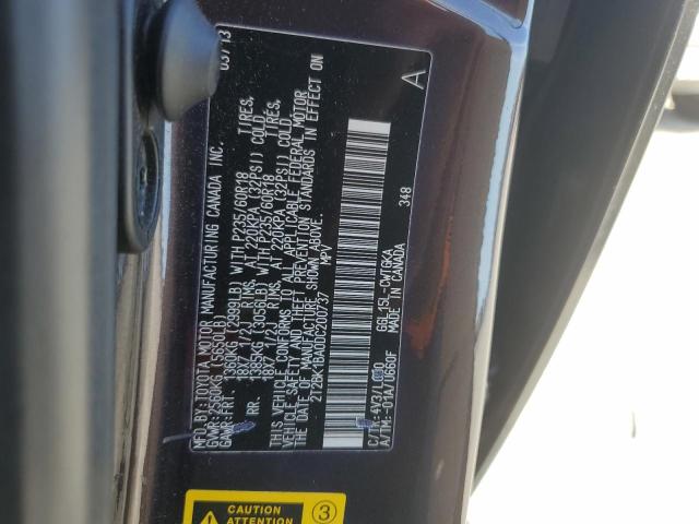 Photo 12 VIN: 2T2BK1BA0DC200737 - LEXUS RX 350 BAS 