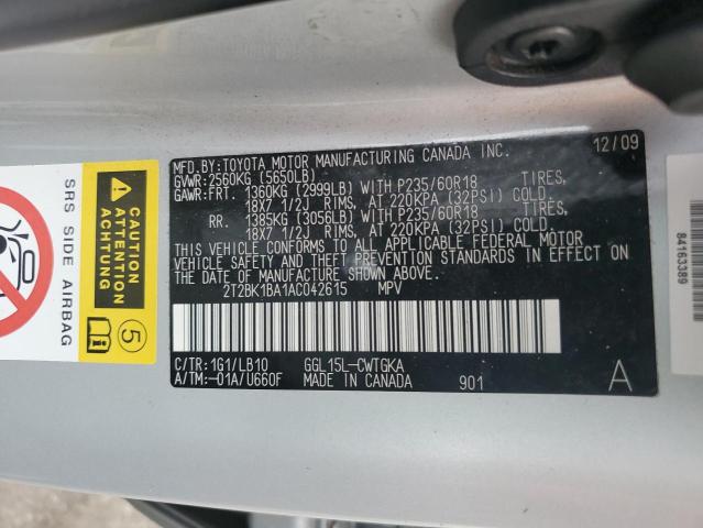 Photo 11 VIN: 2T2BK1BA1AC042615 - LEXUS RX 350 