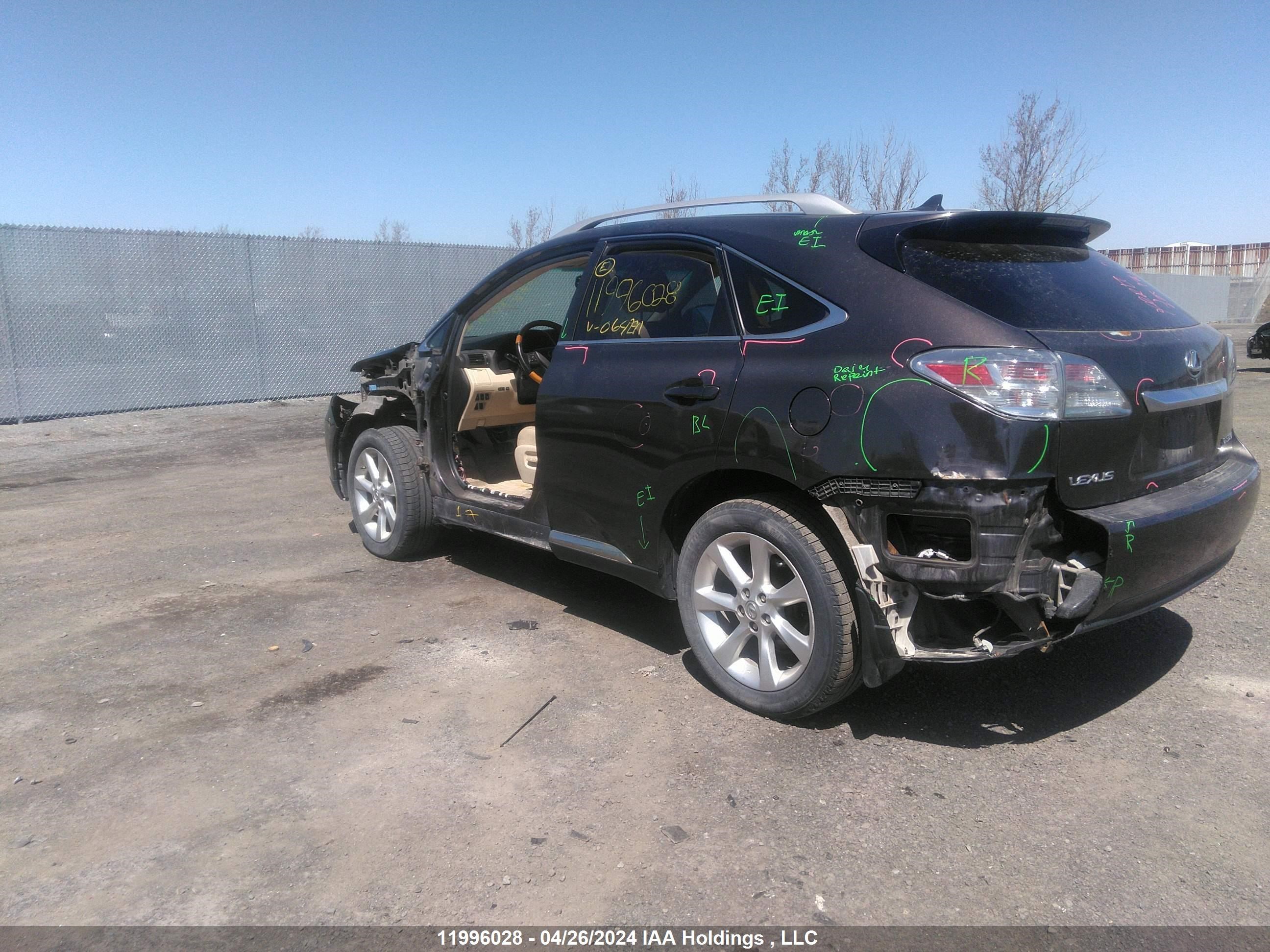 Photo 2 VIN: 2T2BK1BA1AC064291 - LEXUS RX 